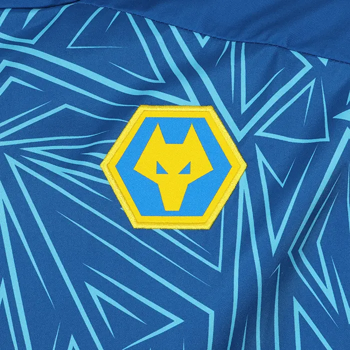 Wolverhampton Wanderers Fan Shop | 2025-26 3rd Pre Match Lightweight Jacket – Blue Collection Official Wolves Fan Gear